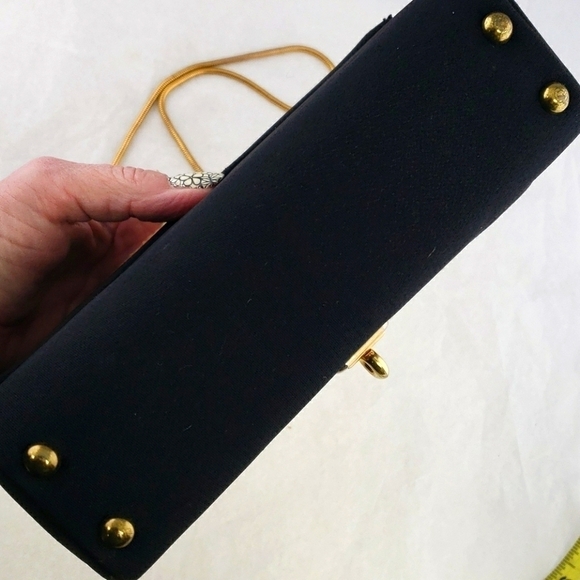 Vtg Embroidered Mini Shoulder Bag VGU - Picture 3 of 12